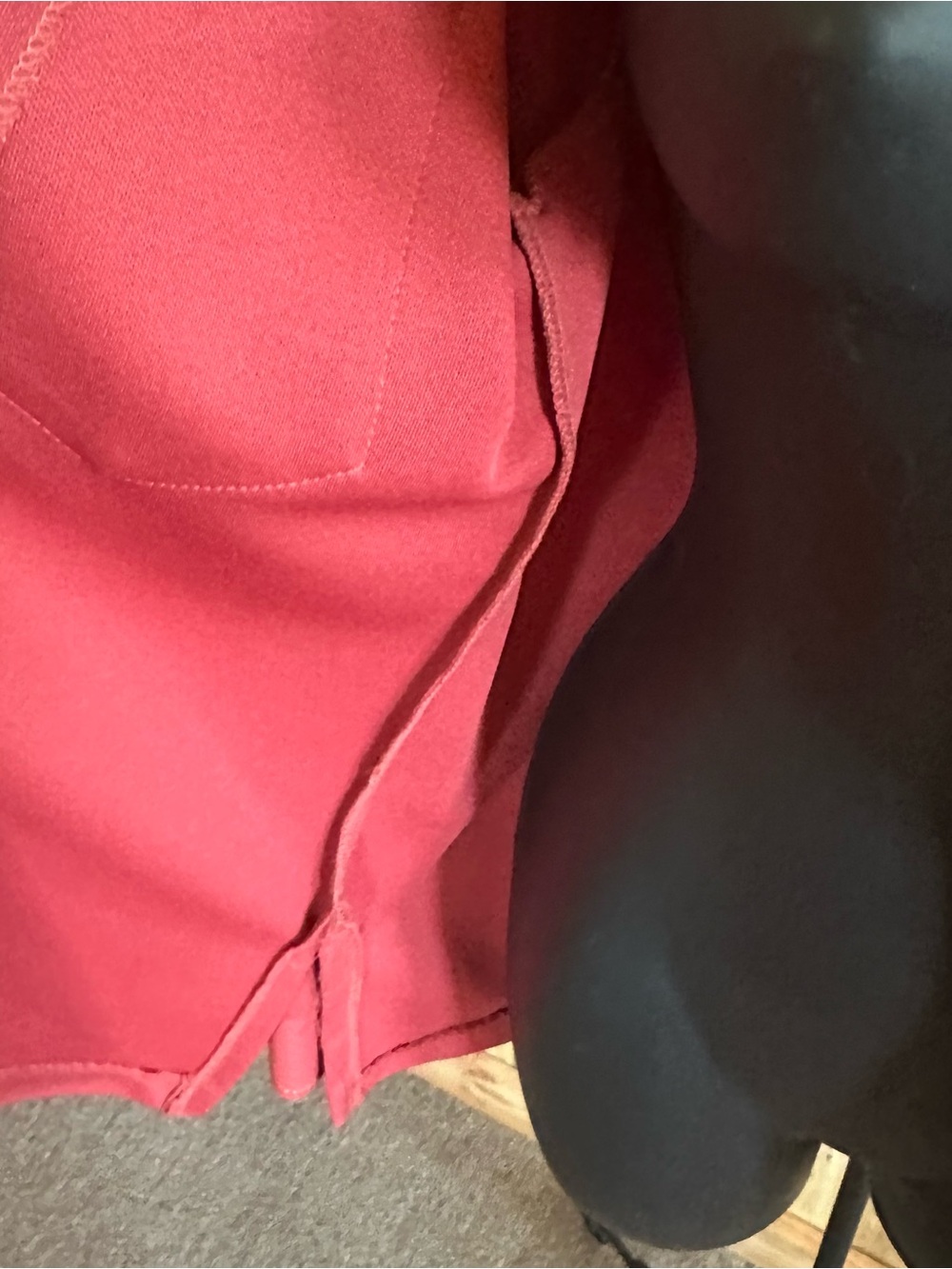 Ridiculously Awesome Vintage Red Two-Piece Shirt and Pants Set with White Trim - Picture 7 of 17